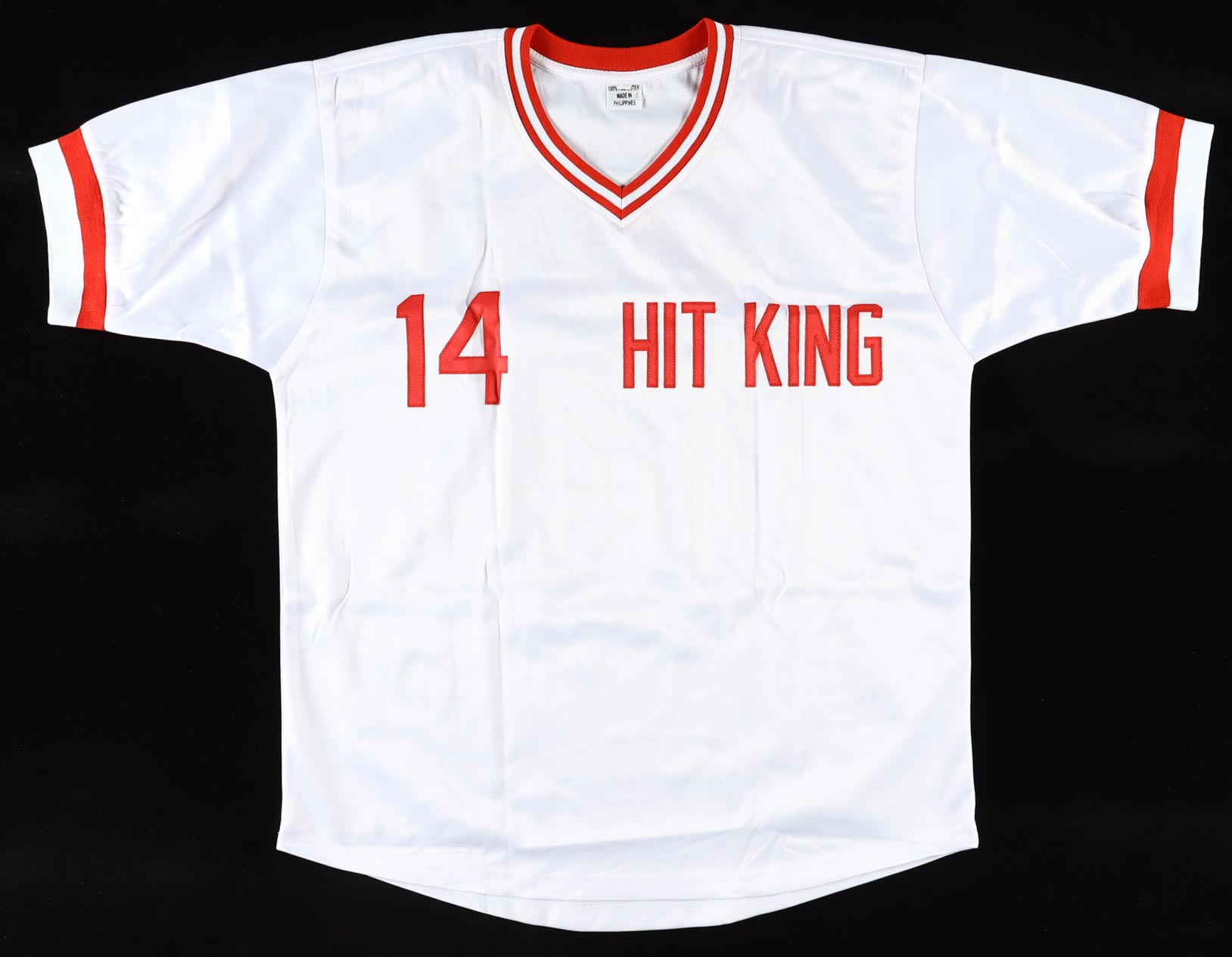 Pete Rose Signed Jersey (JSA & Rose) at PristineAuction.com Pete Rose Signed Jersey (JSA & Rose) at PristineAuction.com