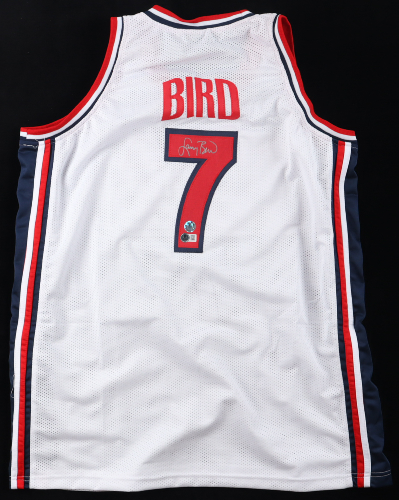 Larry Bird Signed Team USA Jersey (Beckett & Bird) at PristineAuction.com Larry Bird Signed Team USA Jersey (Beckett & Bird) at PristineAuction.com