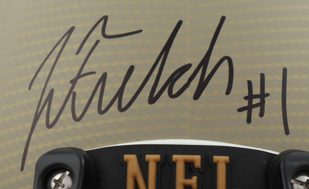 Justin Fields Signed Bears Youth-Size Authentic On-Field Salute To Service Alternate Speed Helmet (Beckett) at PristineAuction.com Justin Fields Signed Bears Youth-Size Authentic On-Field Salute To Service Alternate Speed Helmet (Beckett) at PristineAuction.com