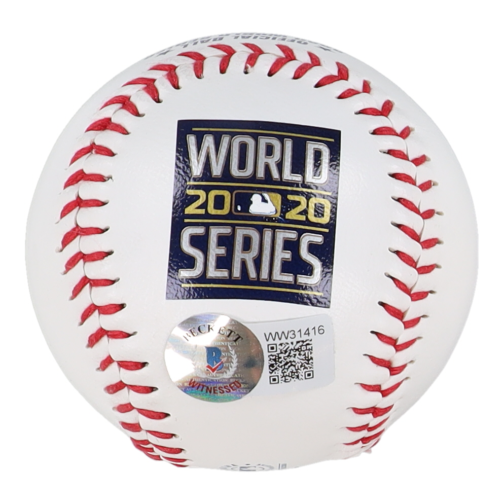 Walker Buehler Signed 2020 World Series Champions Logo Baseball (Beckett) at PristineAuction.com Walker Buehler Signed 2020 World Series Champions Logo Baseball (Beckett) at PristineAuction.com