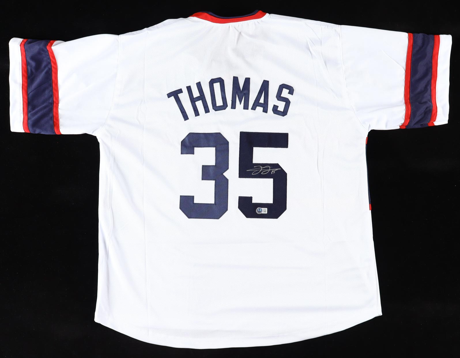 Frank Thomas Signed Jersey (Beckett) at PristineAuction.com Frank Thomas Signed Jersey (Beckett) at PristineAuction.com