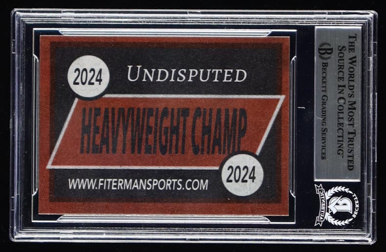 Mike Tyson Signed 2024 Fiterman Sports Trading Card (BGS) at PristineAuction.com Mike Tyson Signed 2024 Fiterman Sports Trading Card (BGS) at PristineAuction.com