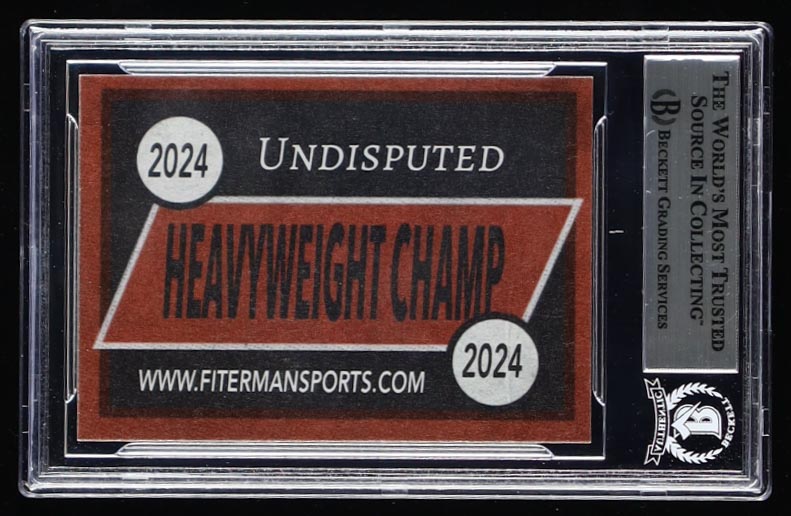 Mike Tyson Signed 2024 Fiterman Sports Trading Card (BGS) at PristineAuction.com Mike Tyson Signed 2024 Fiterman Sports Trading Card (BGS) at PristineAuction.com