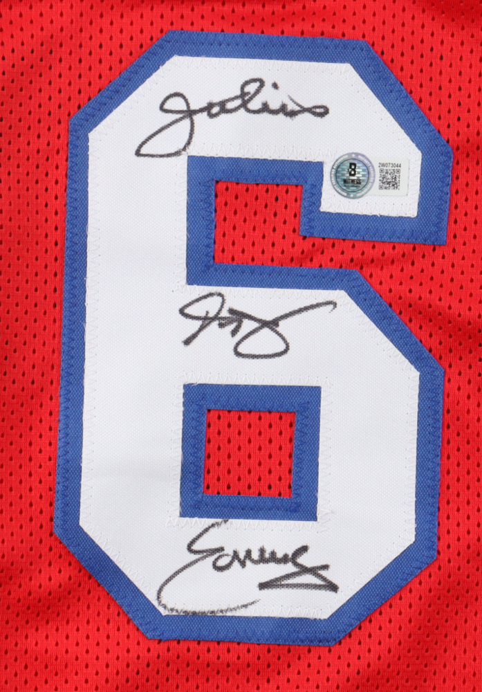 Julius "Dr. J" Erving Signed Jersey (Beckett) at PristineAuction.com Julius "Dr. J" Erving Signed Jersey (Beckett) at PristineAuction.com