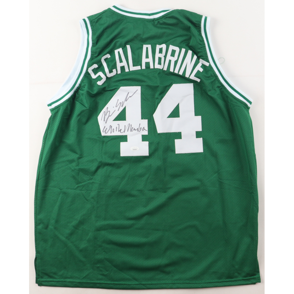 Brian Scalabrine Signed Jersey Inscribed "White Mamba" (JSA) at PristineAuction.com
