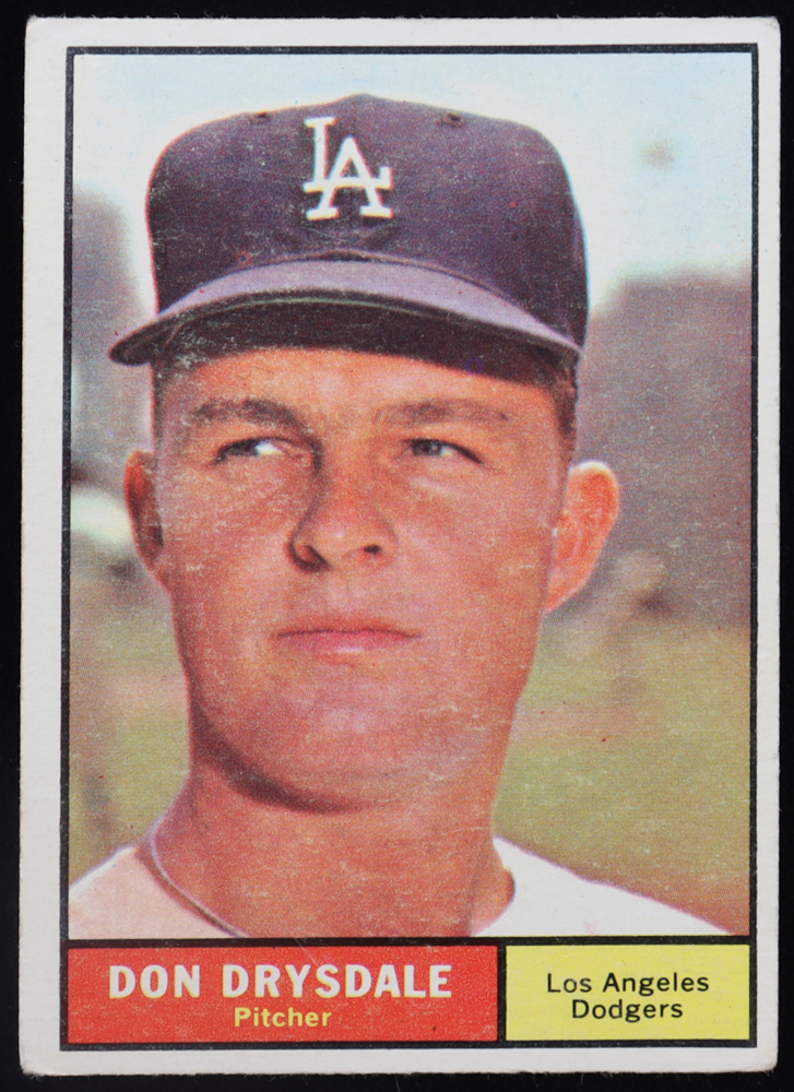 Don Drysdale 1961 Topps #260 at PristineAuction.com Don Drysdale 1961 Topps #260 at PristineAuction.com