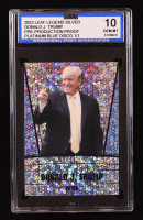 Donald Trump 2023 Leaf Legend Silver Disco Platinum Blue Pre-Production Proof #NNO #1/1 (ISA 10) at PristineAuction.com