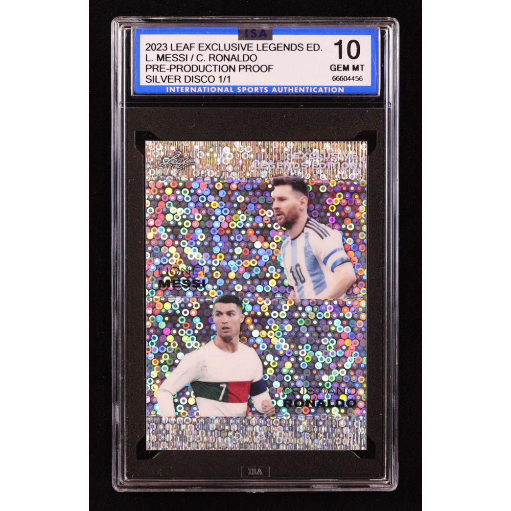 2023 Leaf Legends Edition Lionel Messi Soccer Trading Card #LA-08 - Exclusive Edition, Near Mint