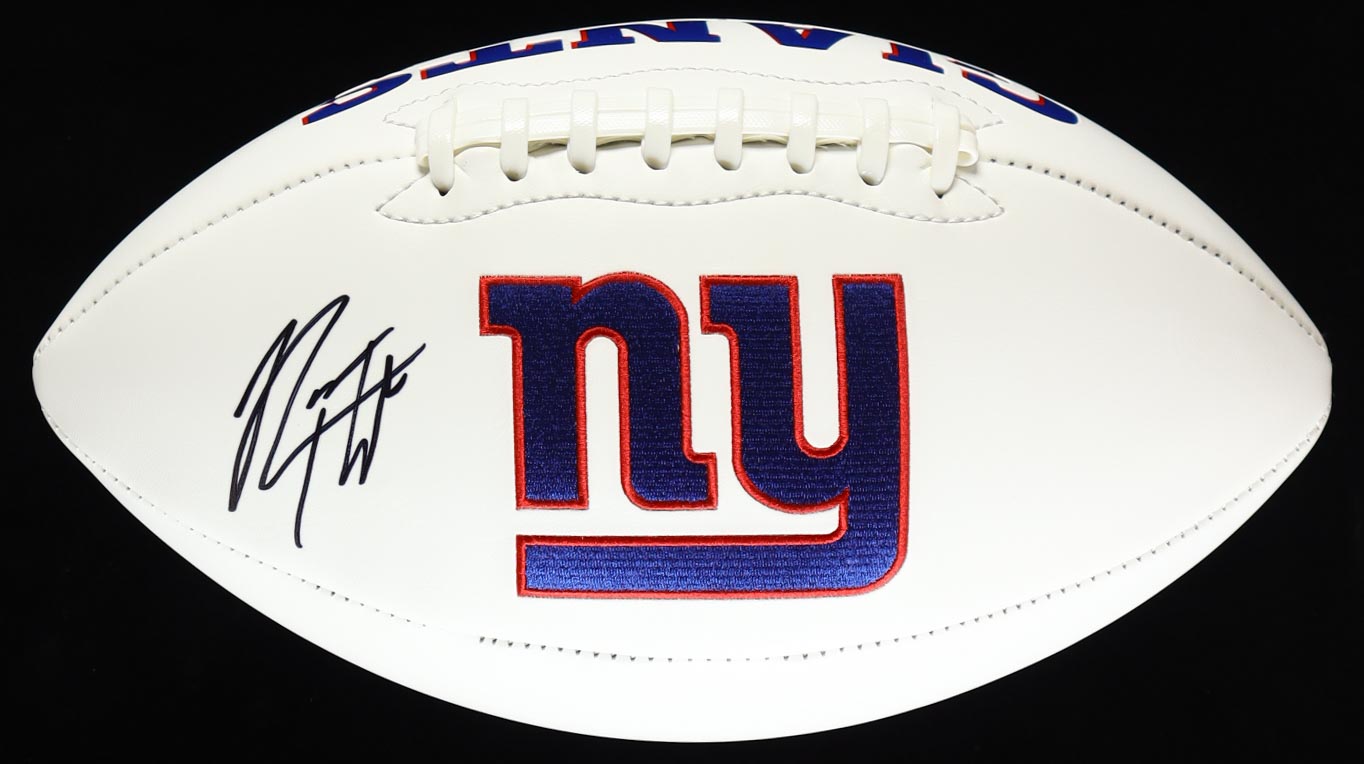 Rodney Hampton Signed Giants Logo Football (Beckett) at PristineAuction.com Rodney Hampton Signed Giants Logo Football (Beckett) at PristineAuction.com
