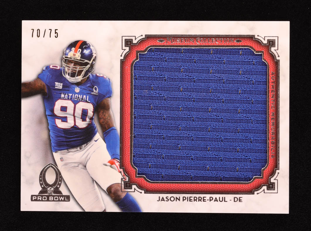 Jason Pierre-Paul 2013 Topps Museum Collection Pro Bowl Jumbo Relics #MPBJRJPP #70/75 at PristineAuction.com Jason Pierre-Paul 2013 Topps Museum Collection Pro Bowl Jumbo Relics #MPBJRJPP #70/75 at PristineAuction.com