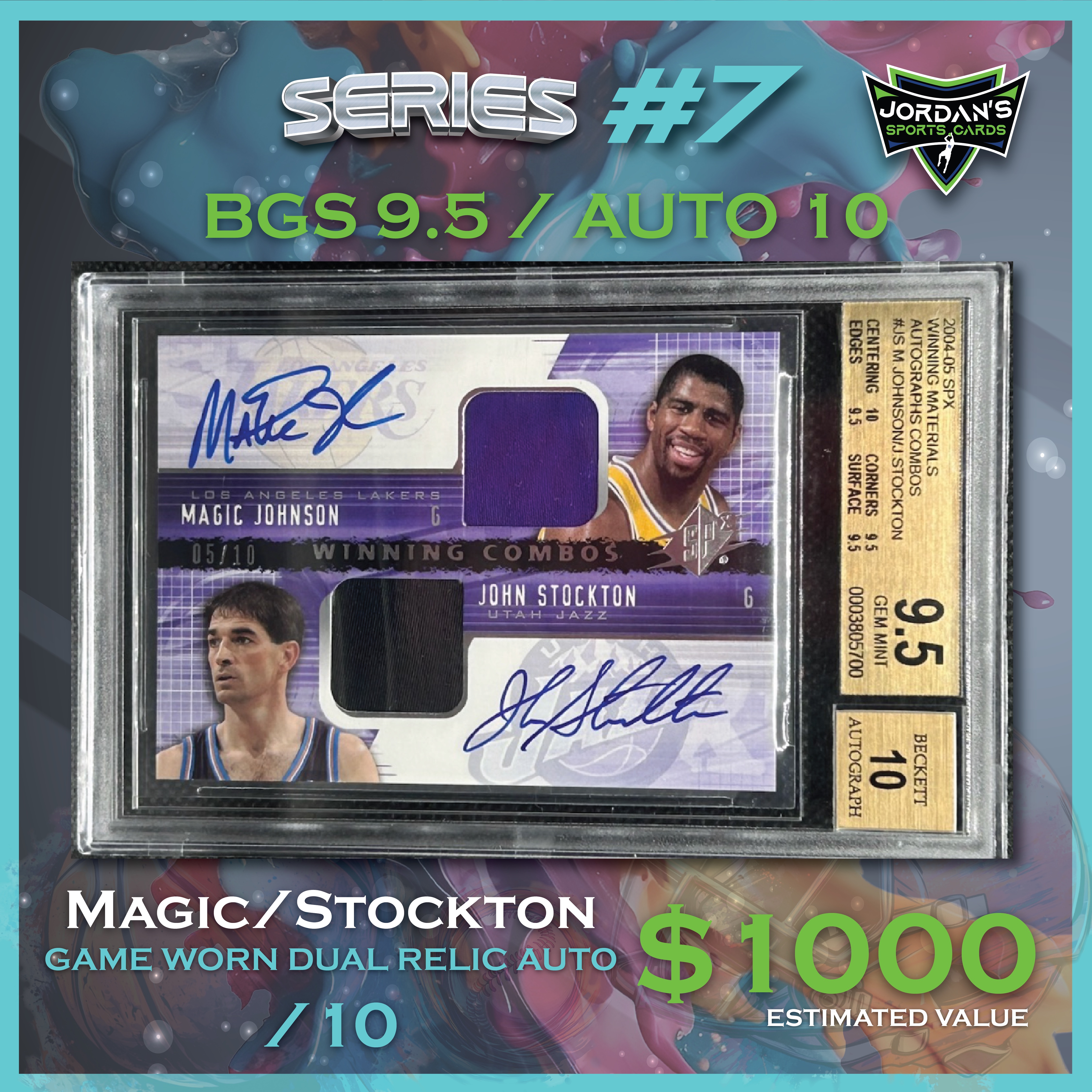 Platinum Quest Series 7 Sports Card Mystery Box Presented by Jordan's Sports Cards - (1) Graded PSA, BGS, or SGC Card Per Pack at PristineAuction.com Platinum Quest Series 7 Sports Card Mystery Box Presented by Jordan's Sports Cards - (1) Graded PSA, BGS, or SGC Card Per Pack at PristineAuction.com