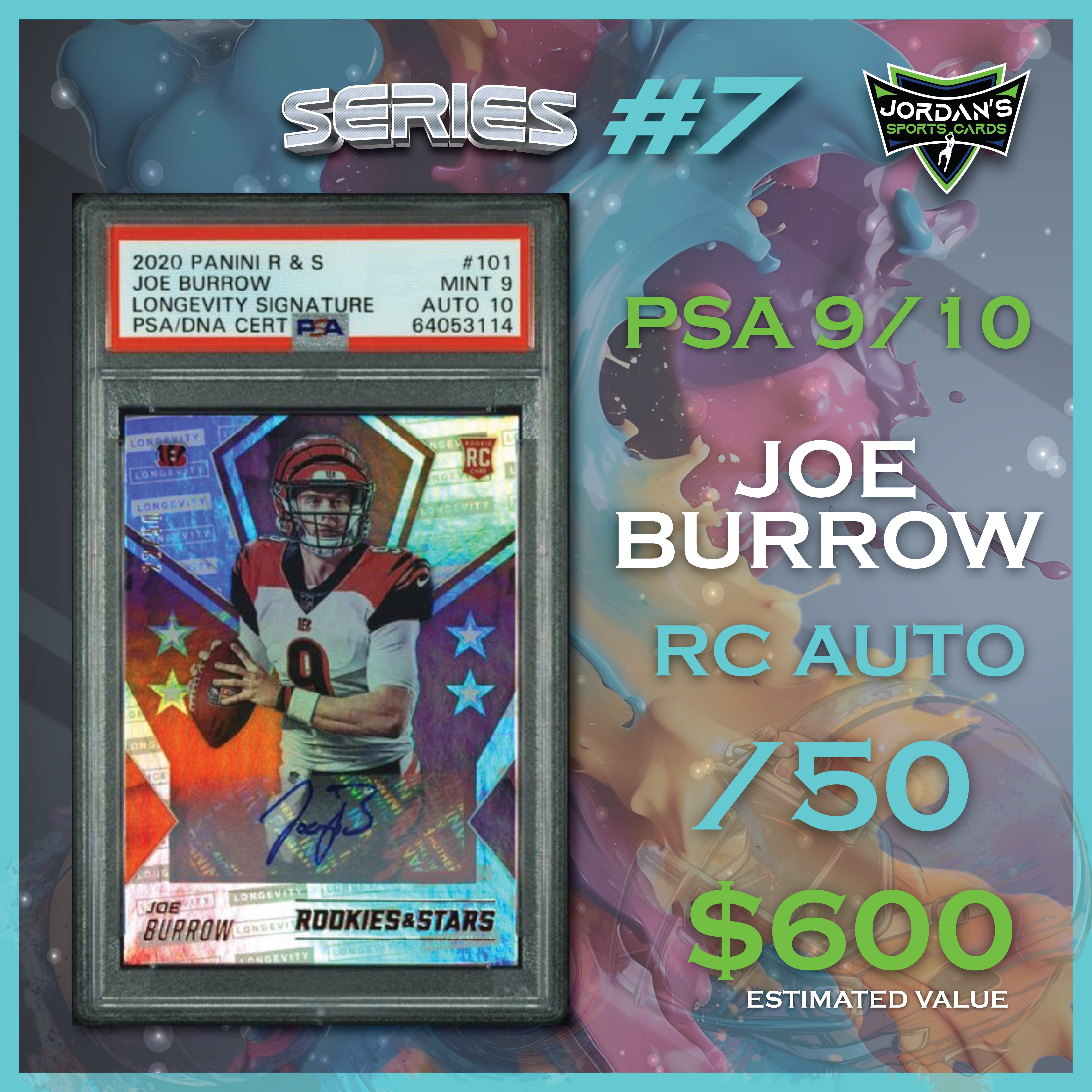 Platinum Quest Series 7 Sports Card Mystery Box Presented by Jordan's Sports Cards - (1) Graded PSA, BGS, or SGC Card Per Pack at PristineAuction.com Platinum Quest Series 7 Sports Card Mystery Box Presented by Jordan's Sports Cards - (1) Graded PSA, BGS, or SGC Card Per Pack at PristineAuction.com