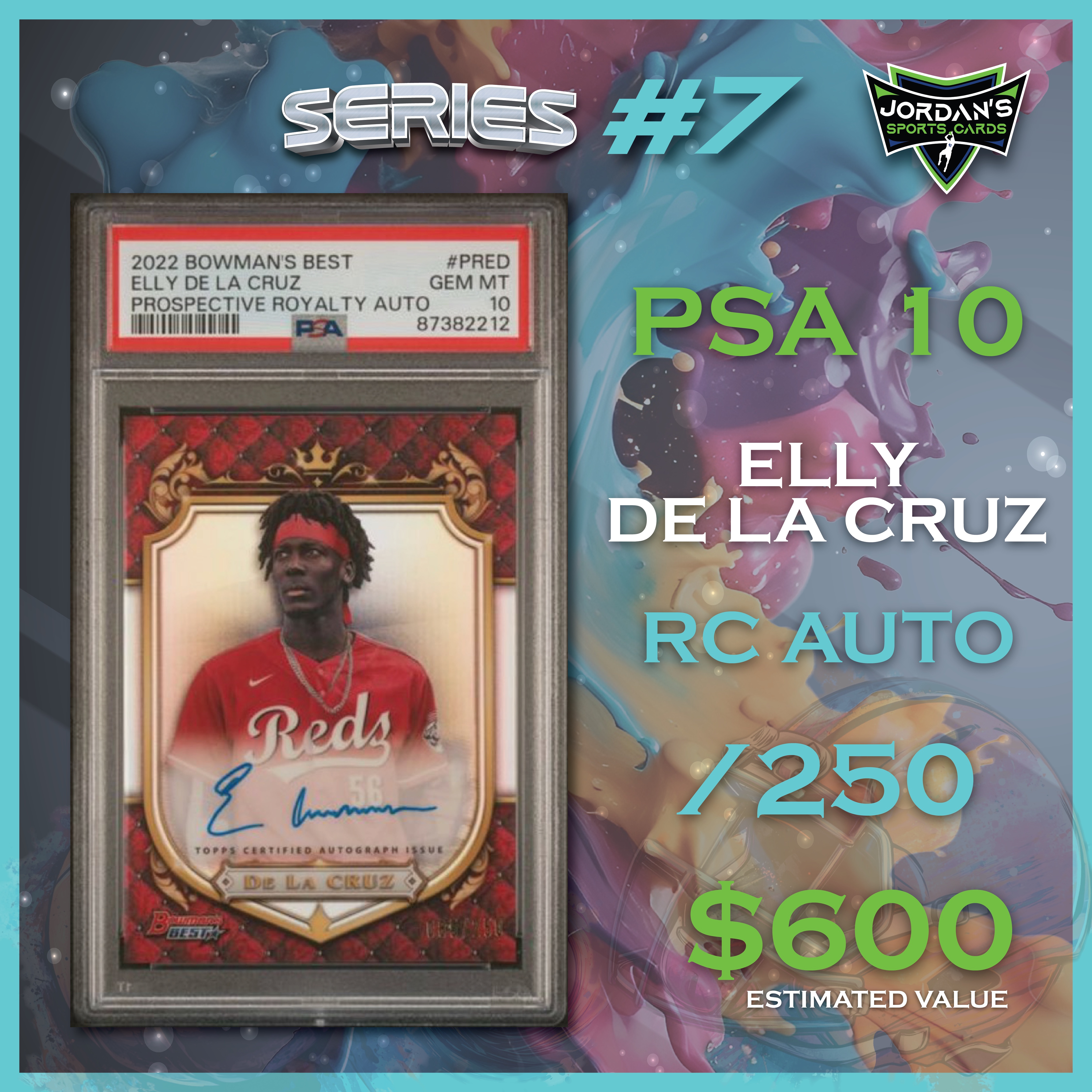 Platinum Quest Series 7 Sports Card Mystery Box Presented by Jordan's Sports Cards - (1) Graded PSA, BGS, or SGC Card Per Pack at PristineAuction.com Platinum Quest Series 7 Sports Card Mystery Box Presented by Jordan's Sports Cards - (1) Graded PSA, BGS, or SGC Card Per Pack at PristineAuction.com