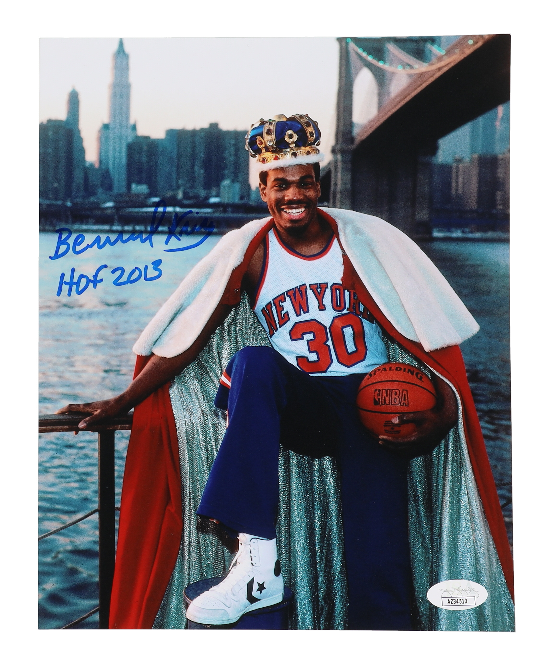 Bernard King Signed Knicks 8x10 Photo Inscribed "HOF 2013" (JSA) at PristineAuction.com Bernard King Signed Knicks 8x10 Photo Inscribed "HOF 2013" (JSA) at PristineAuction.com