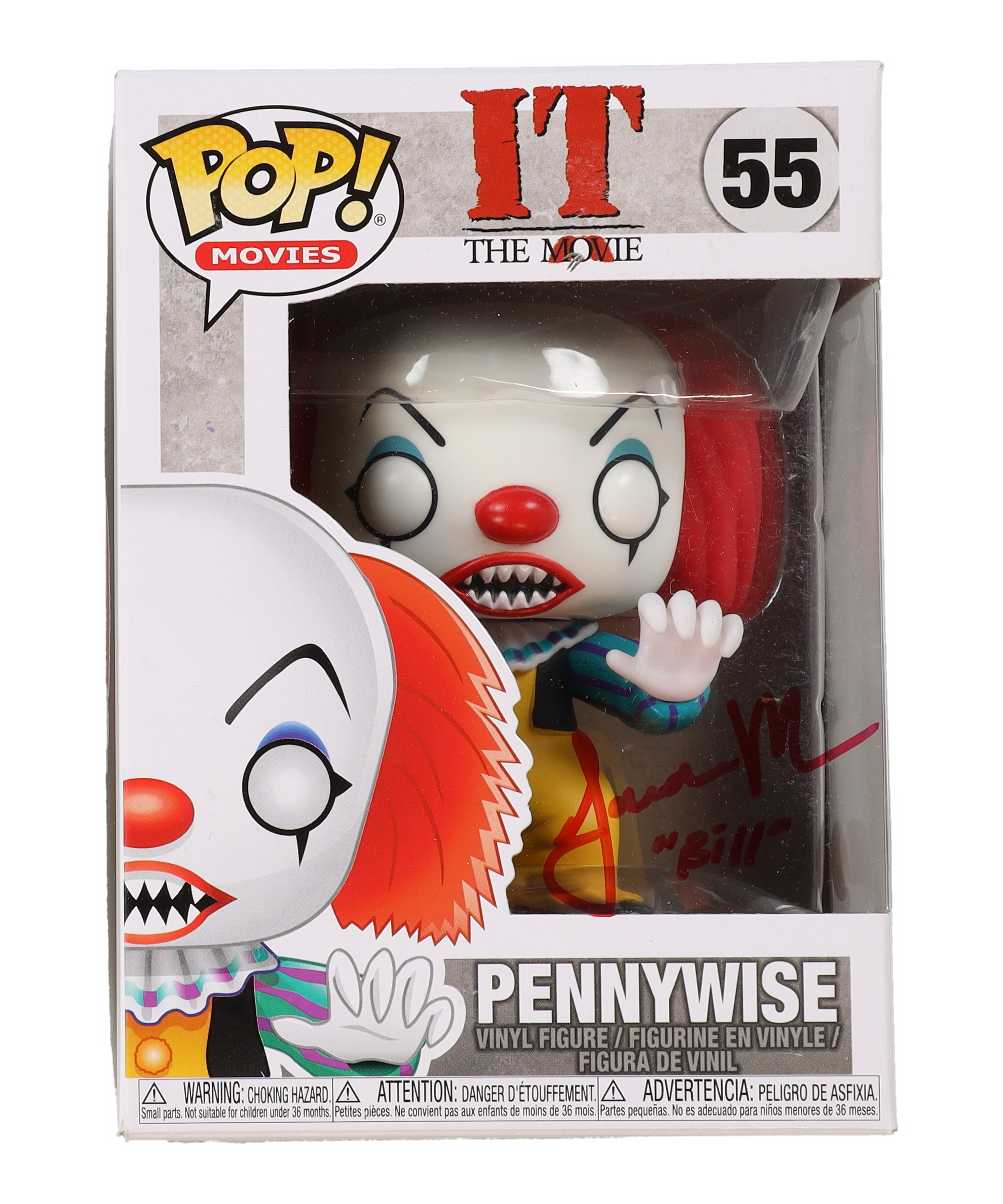 Jaeden Martell Scott Signed "IT: The Movie" #55 Pennywise Funko Pop! Inscribed "Bill" (JSA) at PristineAuction.com Jaeden Martell Scott Signed "IT: The Movie" #55 Pennywise Funko Pop! Inscribed "Bill" (JSA) at PristineAuction.com