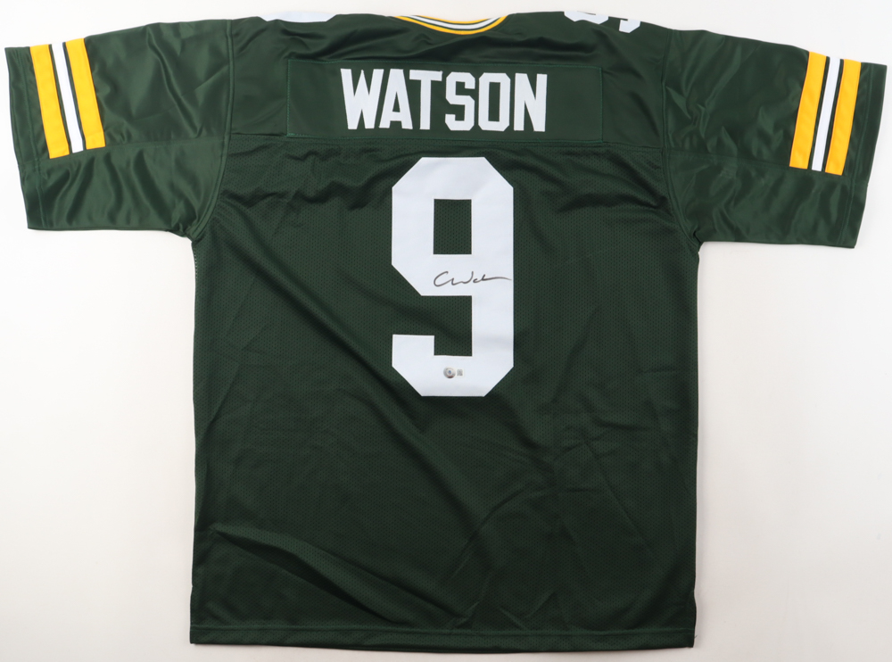 Christian Watson Signed Jersey (Beckett) at PristineAuction.com Christian Watson Signed Jersey (Beckett) at PristineAuction.com