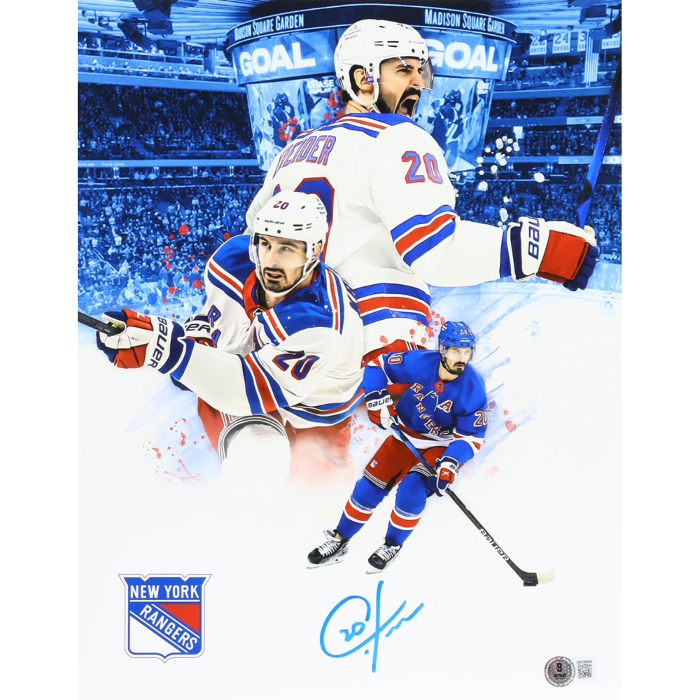 Chris Kreider Signed Rangers 11x14 Photo (Beckett) at PristineAuction.com