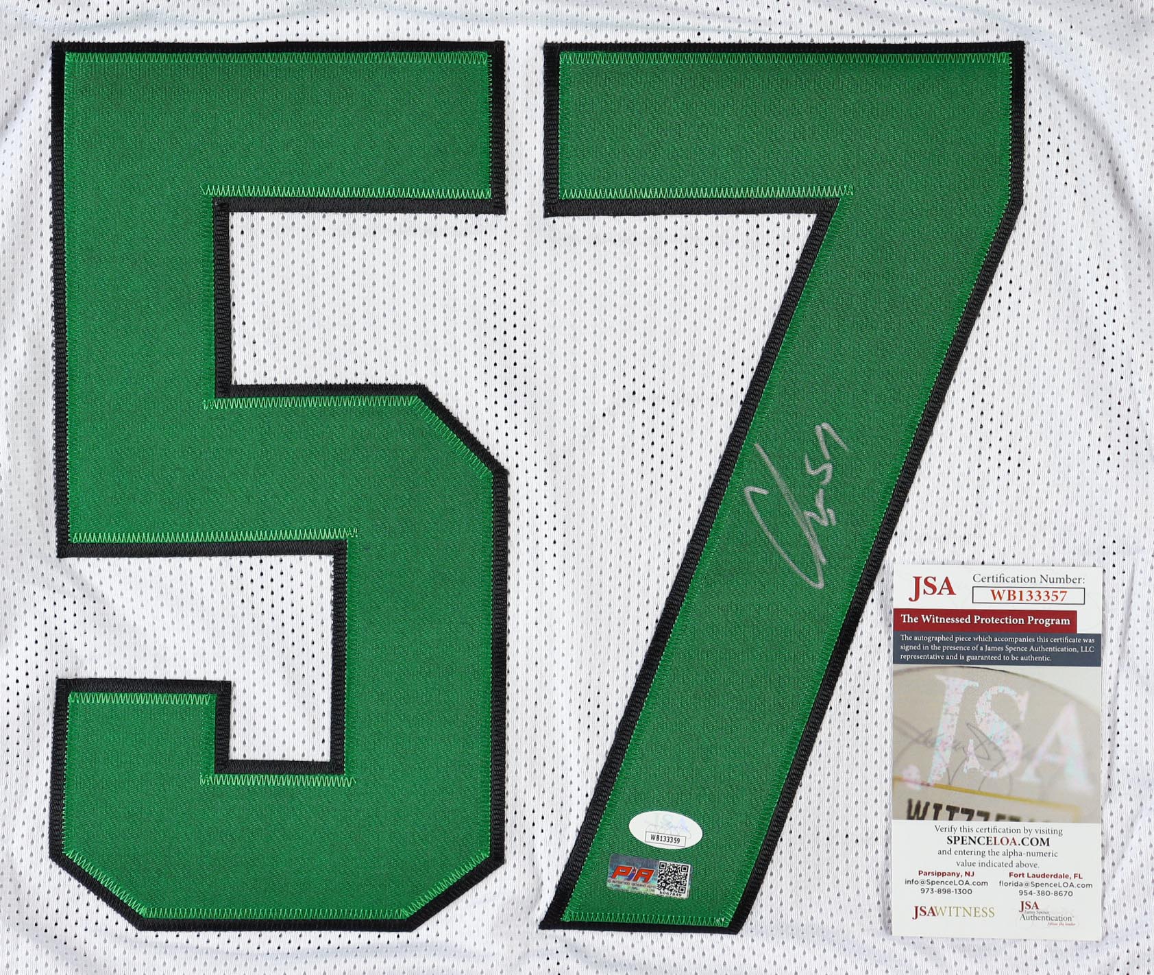 C. J. Mosley Signed Jersey (JSA & PIA) at PristineAuction.com C. J. Mosley Signed Jersey (JSA & PIA) at PristineAuction.com
