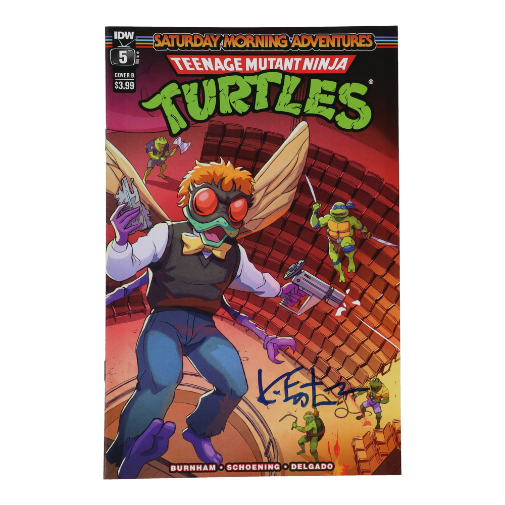 Kevin Eastman Signed 2023 "Teenage Mutant Ninja Turtles: Saturday Morning Adventures - Continued" #5 Schoening Variant Cover IDW Comic Book (PA) at PristineAuction.com
