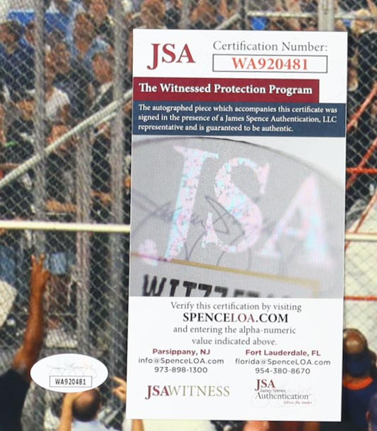 Mick Foley Signed WWE 11x17 Photo Inscribed "Have A Nice Day" & "HIAC '98" (JSA) at PristineAuction.com Mick Foley Signed WWE 11x17 Photo Inscribed "Have A Nice Day" & "HIAC '98" (JSA) at PristineAuction.com