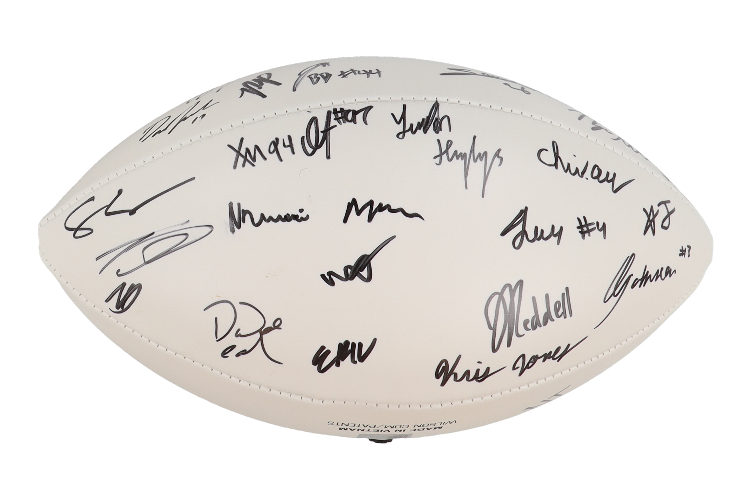 2024 Georgia Bulldogs LE Football Signed By Team (30+) With Trevor Etienne, Ryan Puglisi, Nitro Tuggle, Sacovie White (Top Tier Authentics) at PristineAuction.com 2024 Georgia Bulldogs LE Football Signed By Team (30+) With Trevor Etienne, Ryan Puglisi, Nitro Tuggle, Sacovie White (Top Tier Authentics) at PristineAuction.com