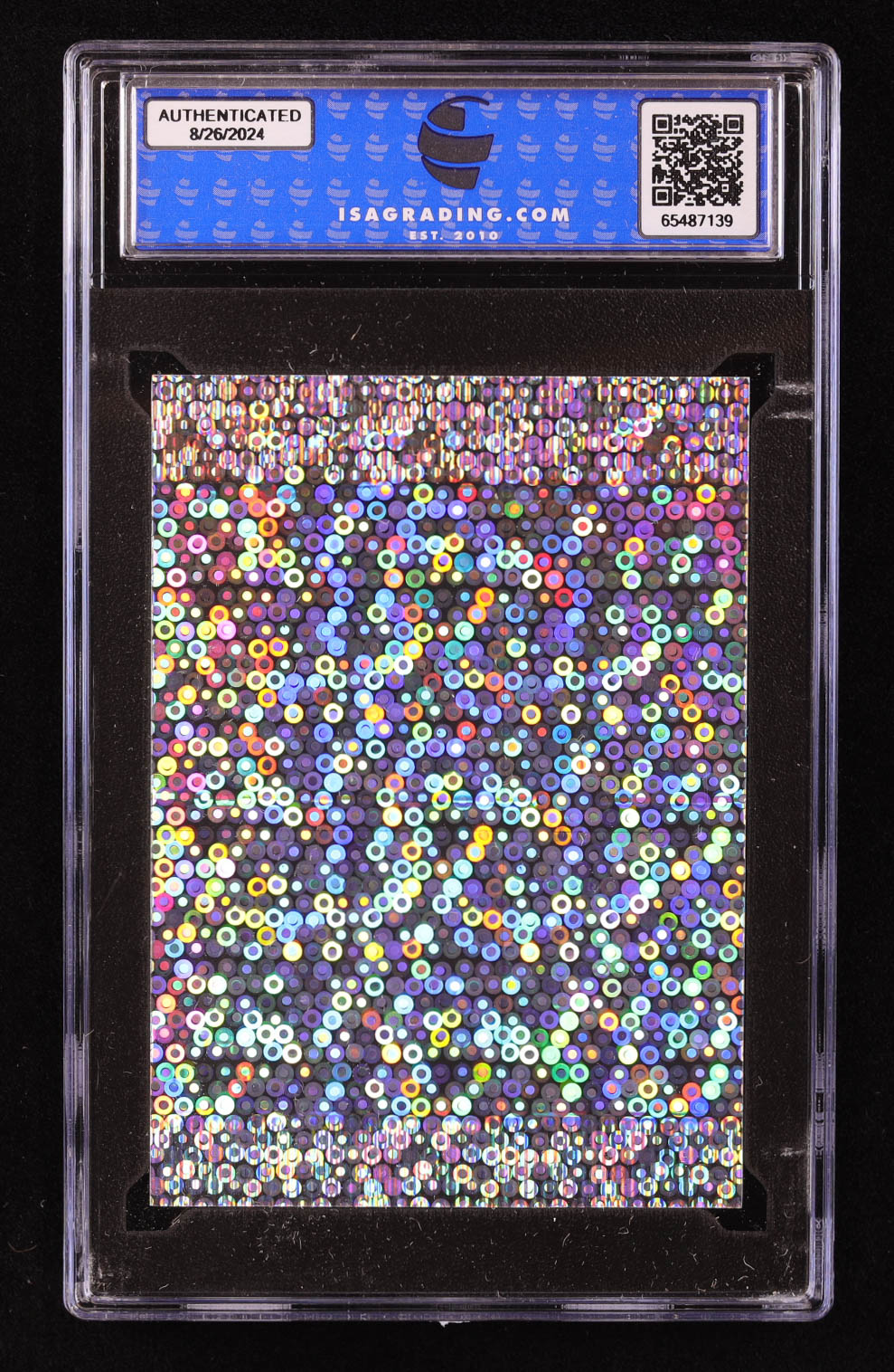 Shohei Ohtani / Lionel Messi 2023 Leaf Exclusive Legends Edition Disco Purple Pre-Production Proof #NNO #1/1 (ISA 10) at PristineAuction.com Shohei Ohtani / Lionel Messi 2023 Leaf Exclusive Legends Edition Disco Purple Pre-Production Proof #NNO #1/1 (ISA 10) at PristineAuction.com