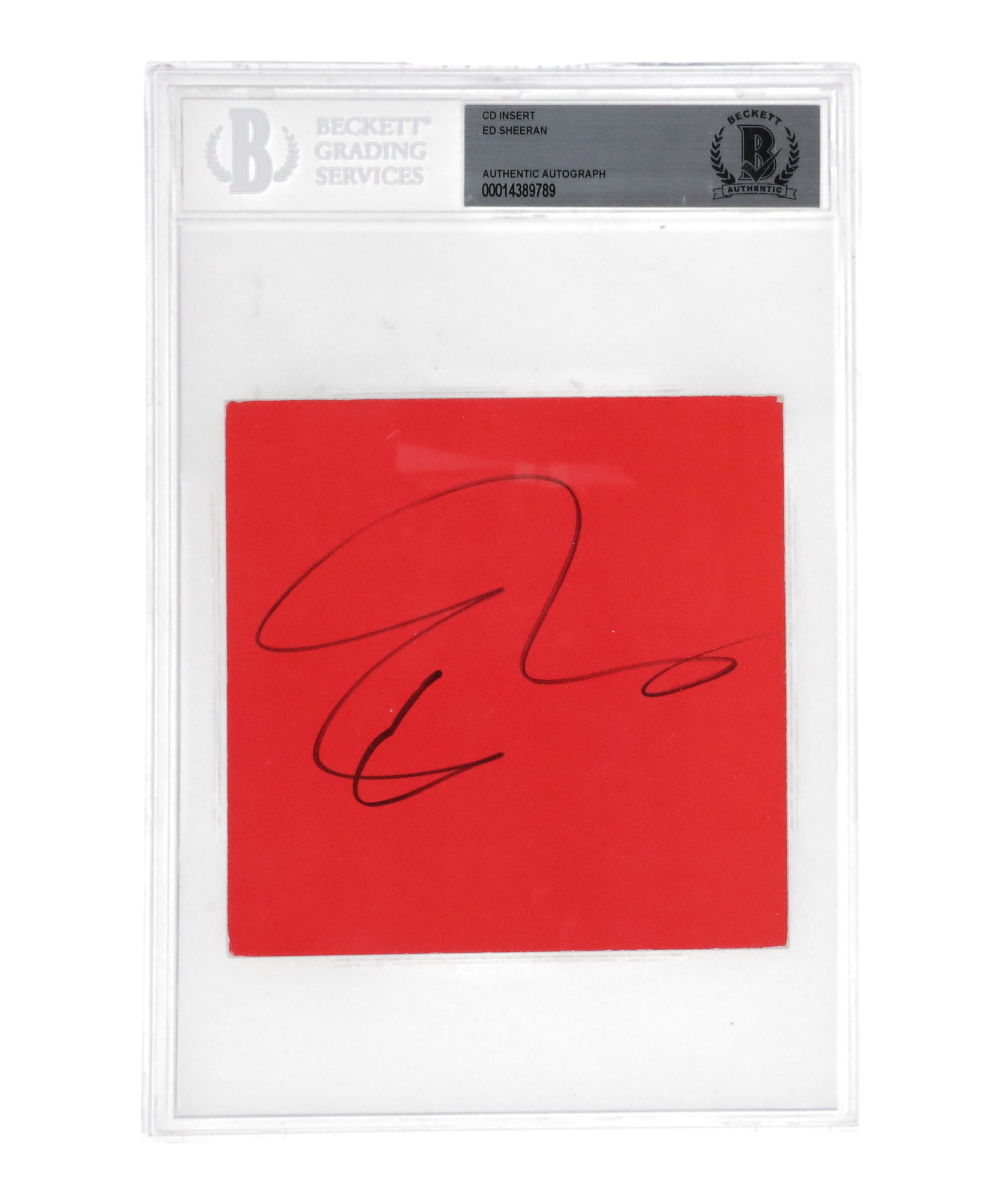 Ed Sheeran Signed "Equals" CD Insert (PSA) at PristineAuction.com Ed Sheeran Signed "Equals" CD Insert (PSA) at PristineAuction.com