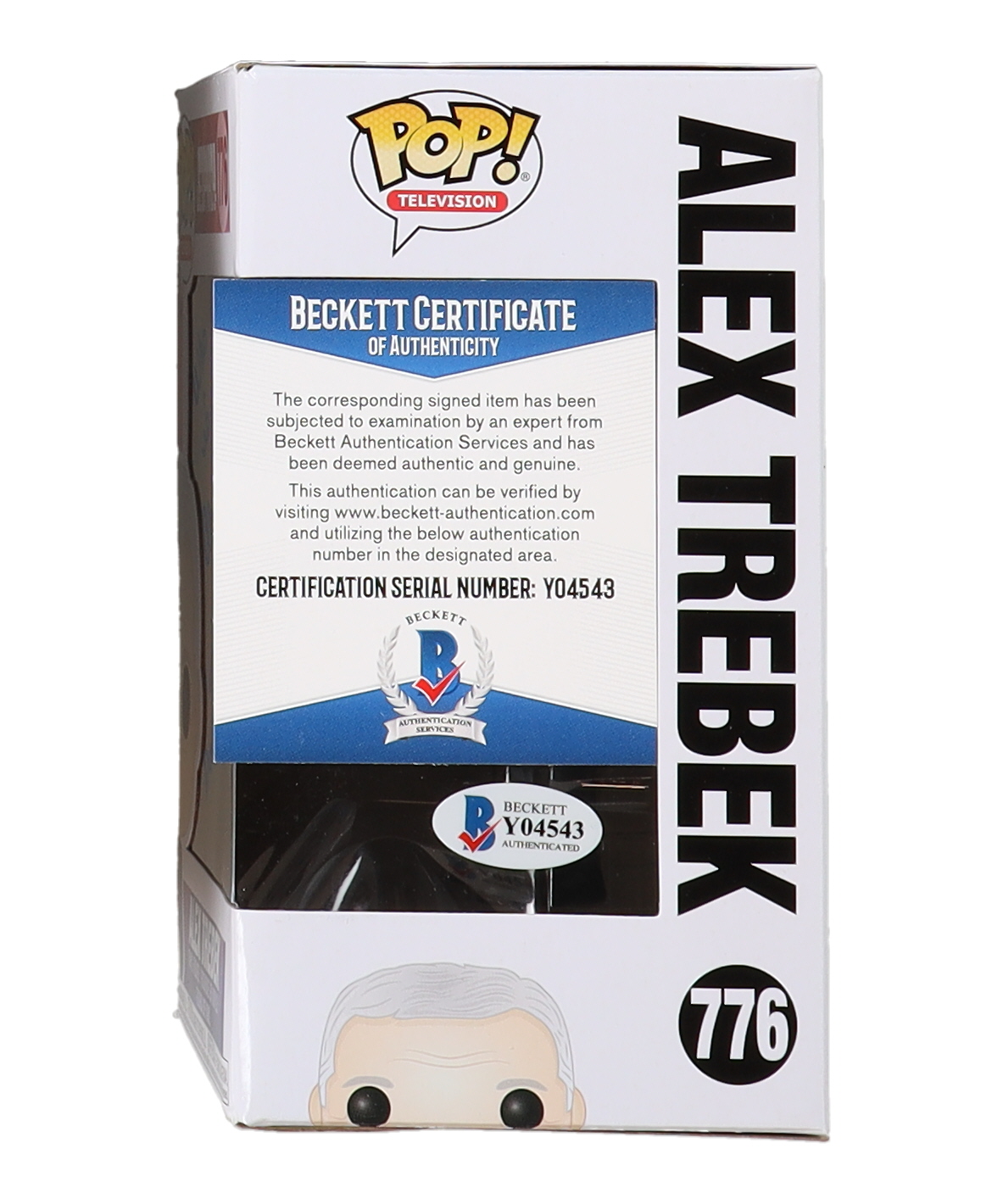 Alex Trebek Signed "Jeopardy!" #776 Alex Trebek Funko Pop! Vinyl Figure Inscribed "Who is Alex Trebek? Do You Know?" (Beckett) at PristineAuction.com Alex Trebek Signed "Jeopardy!" #776 Alex Trebek Funko Pop! Vinyl Figure Inscribed "Who is Alex Trebek? Do You Know?" (Beckett) at PristineAuction.com