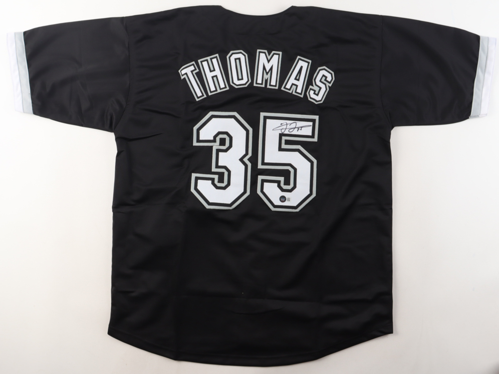 Frank Thomas Signed Jersey (Beckett) at PristineAuction.com Frank Thomas Signed Jersey (Beckett) at PristineAuction.com