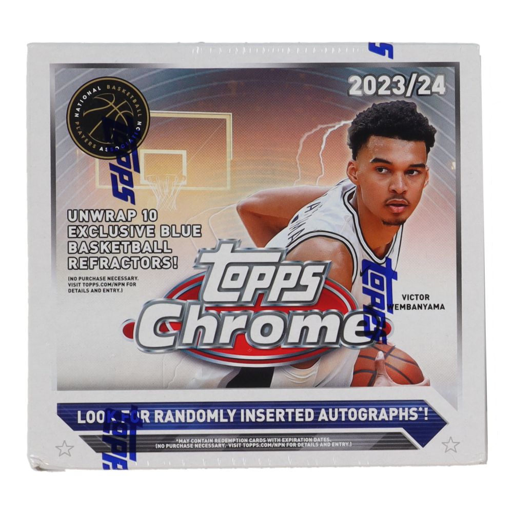 2023-24 Topps Chrome Basketball Mega-Box - Sammelkarten Mit Top-Rookies