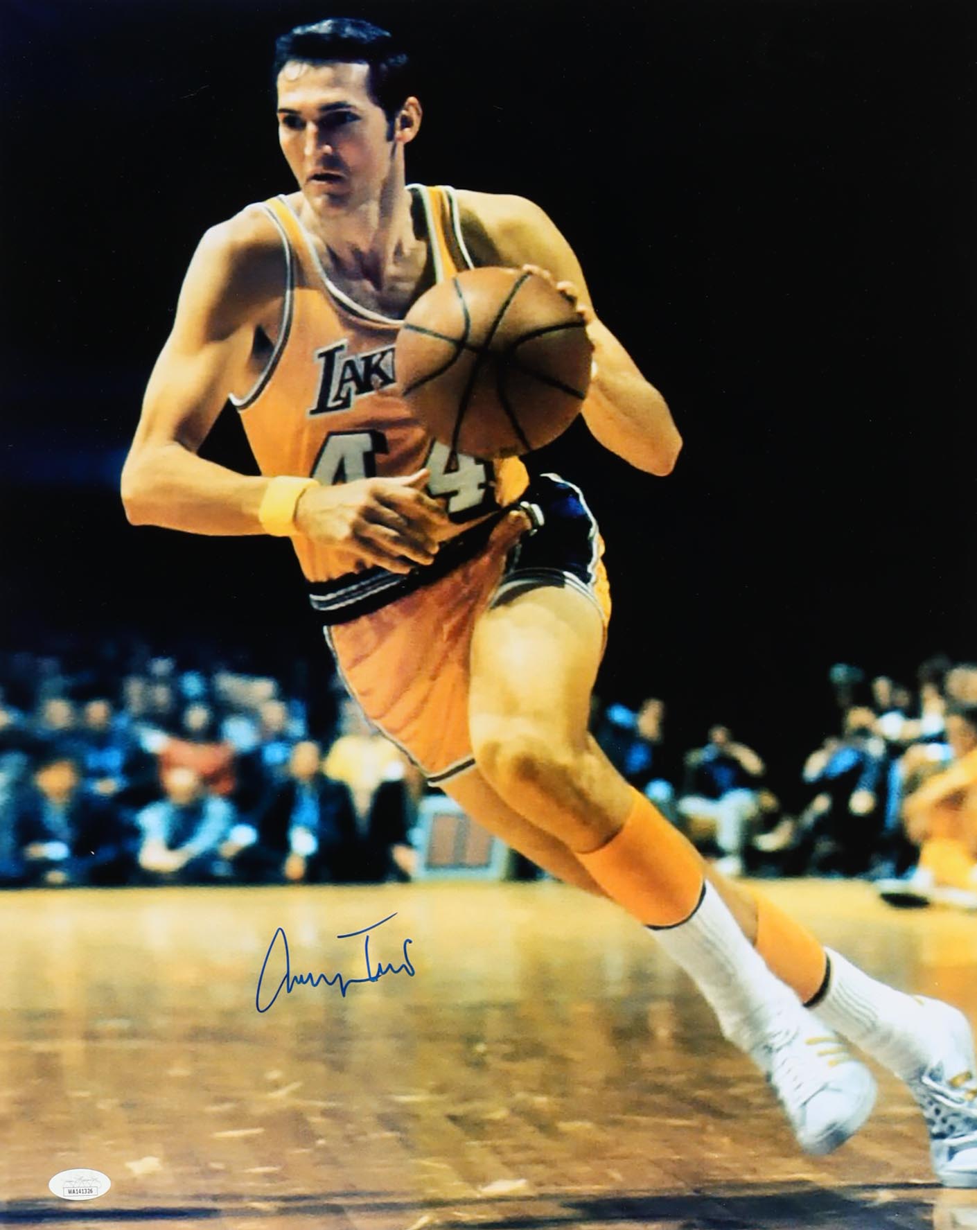 Jerry West Signed Lakers 16x20 Photo (JSA) at PristineAuction.com Jerry West Signed Lakers 16x20 Photo (JSA) at PristineAuction.com