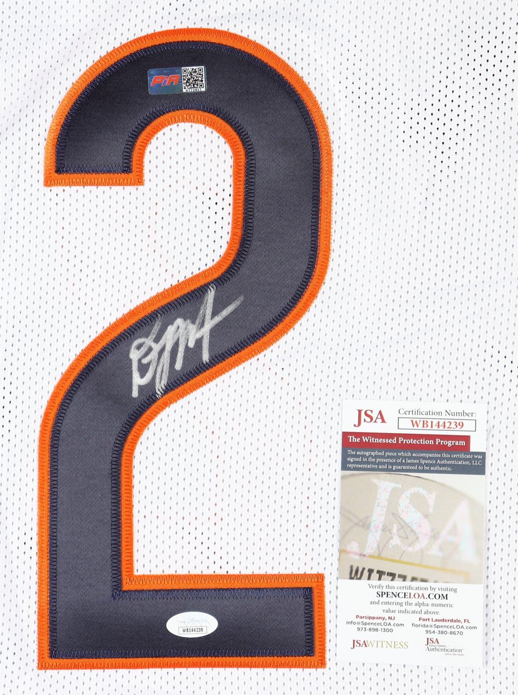 D. J. Moore Signed Jersey (JSA) at PristineAuction.com D. J. Moore Signed Jersey (JSA) at PristineAuction.com