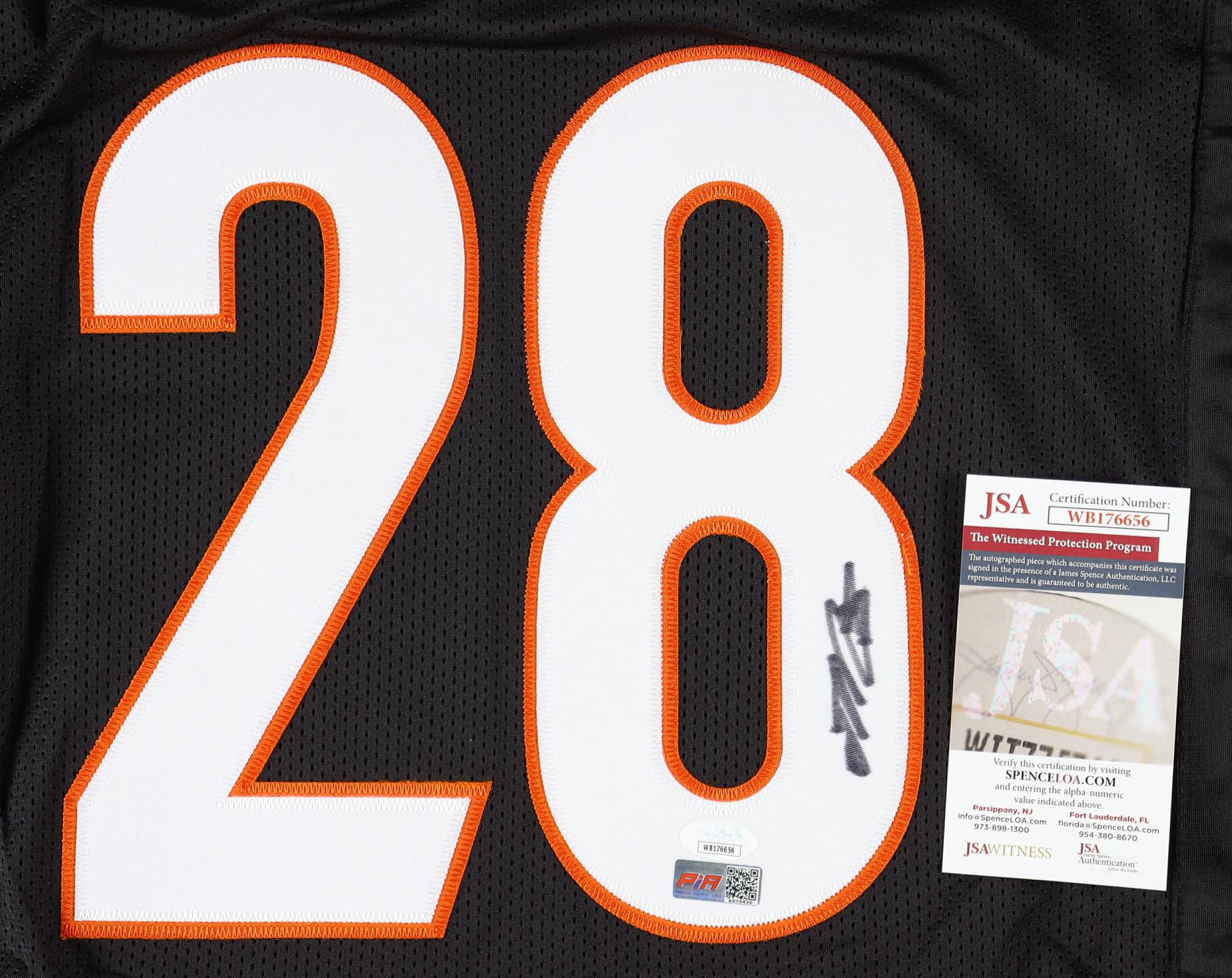 Joe Mixon Signed Jersey (JSA & PIA) at PristineAuction.com Joe Mixon Signed Jersey (JSA & PIA) at PristineAuction.com