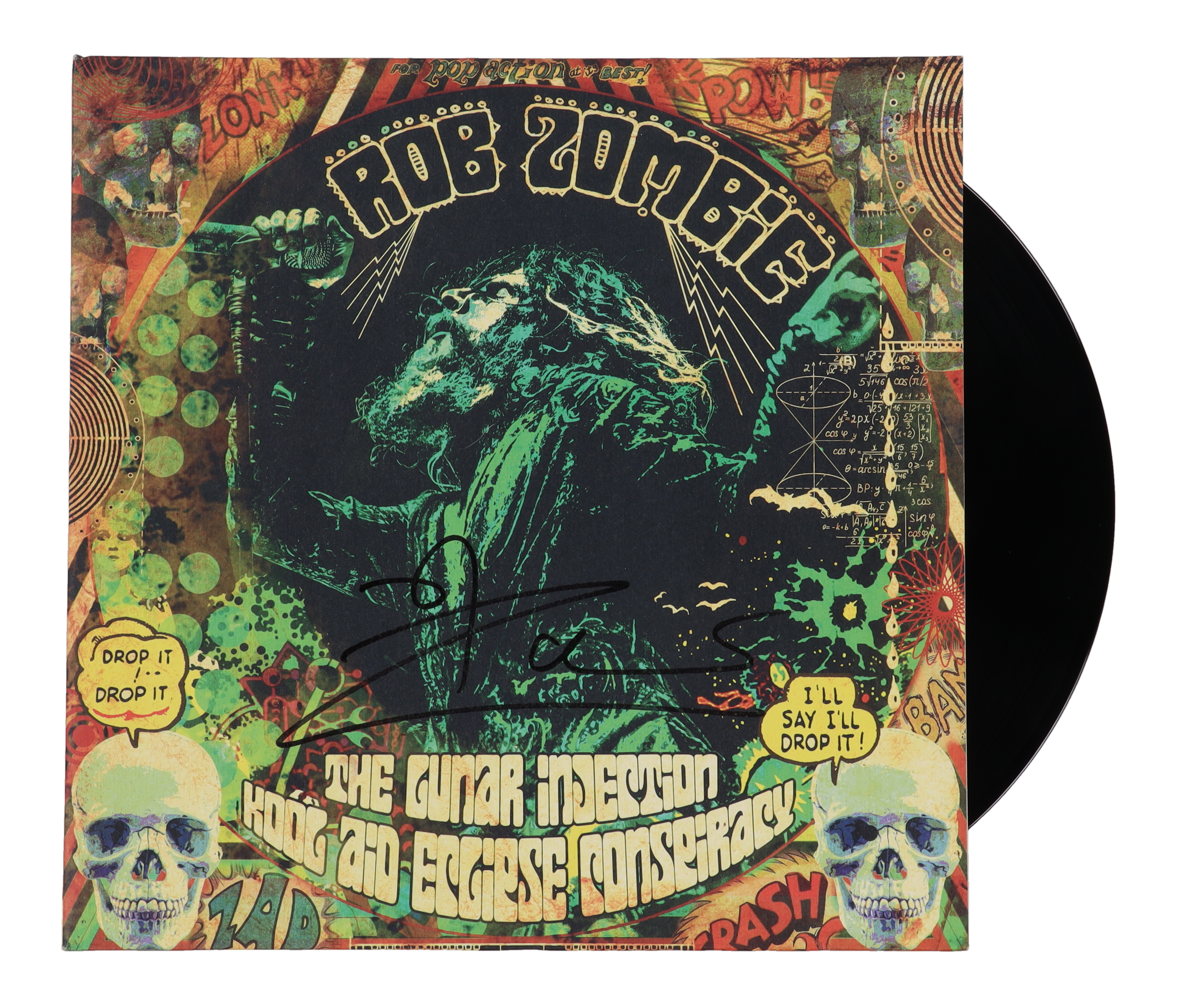 Rob Zombie Signed "The Lunar Injection Kool Aid Eclipse Conspiracy" Vinyl Record Album (Beckett) at PristineAuction.com Rob Zombie Signed "The Lunar Injection Kool Aid Eclipse Conspiracy" Vinyl Record Album (Beckett) at PristineAuction.com