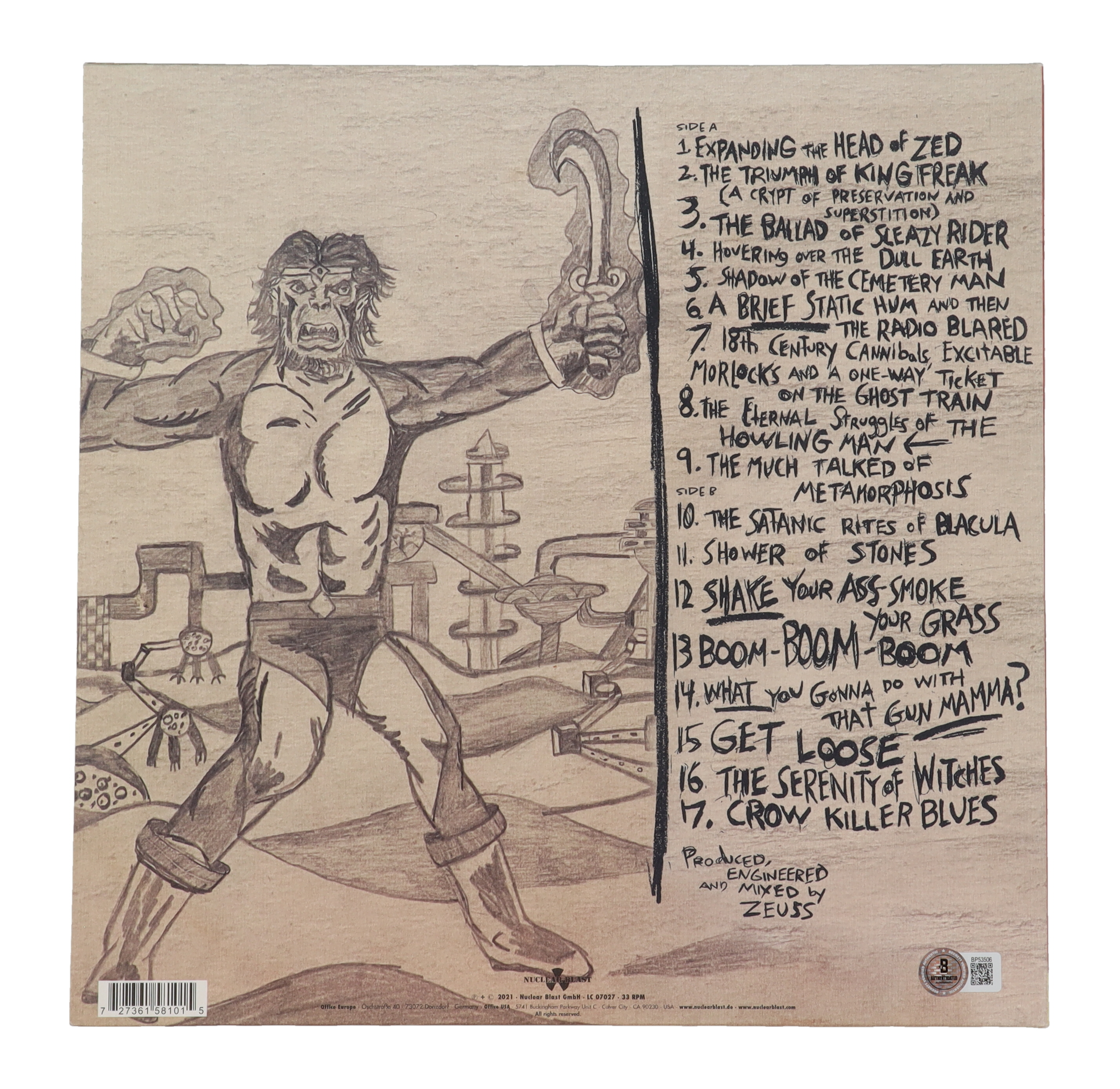 Rob Zombie Signed "The Lunar Injection Kool Aid Eclipse Conspiracy" Vinyl Record Album (Beckett) at PristineAuction.com Rob Zombie Signed "The Lunar Injection Kool Aid Eclipse Conspiracy" Vinyl Record Album (Beckett) at PristineAuction.com