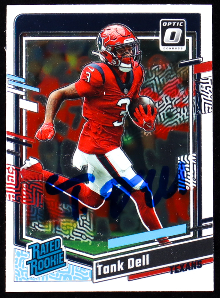 Tank Dell Signed 2023 Donruss Optic #245 RR RC (JSA) at PristineAuction.com Tank Dell Signed 2023 Donruss Optic #245 RR RC (JSA) at PristineAuction.com