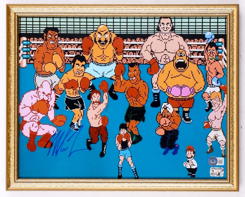 Mike Tyson Signed "Punch-Out!!" Custom Framed Photo Display (Beckett & Tyson) at PristineAuction.com Mike Tyson Signed "Punch-Out!!" Custom Framed Photo Display (Beckett & Tyson) at PristineAuction.com