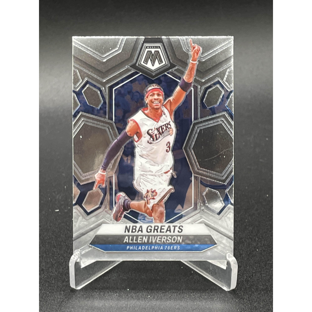 Allen Iverson 2024 Panini Mosaic NBA Greats #300 | Pristine Auction