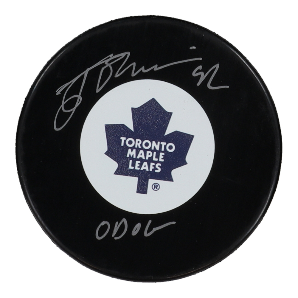 Jeff O'Neill Signed Maple Leafs Logo Hockey Puck Inscribed "O-Dog" (COJO) at PristineAuction.com