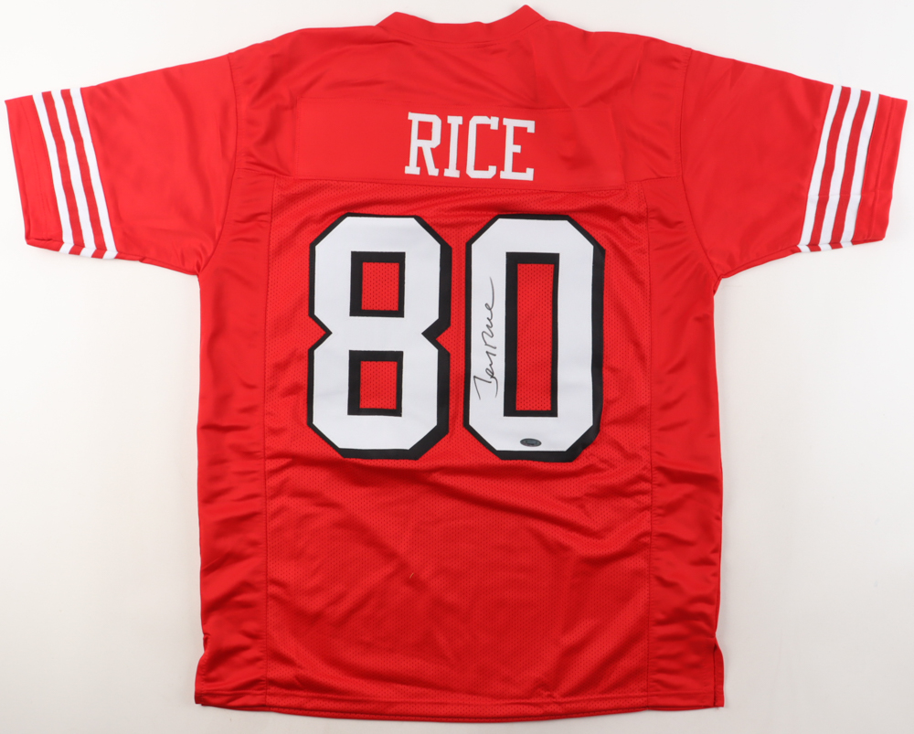 Jerry Rice Signed Jersey (TriStar) at PristineAuction.com Jerry Rice Signed Jersey (TriStar) at PristineAuction.com