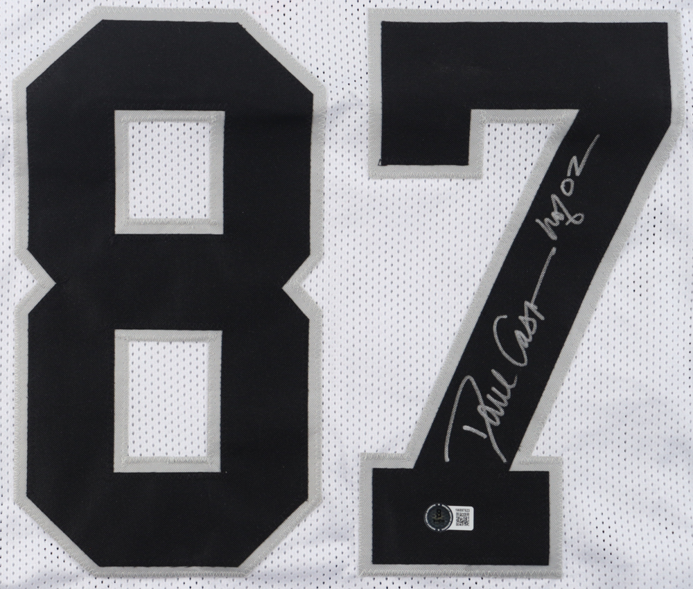 Dave Casper Signed Jersey Inscribed "HOF 02" (Beckett) at PristineAuction.com Dave Casper Signed Jersey Inscribed "HOF 02" (Beckett) at PristineAuction.com