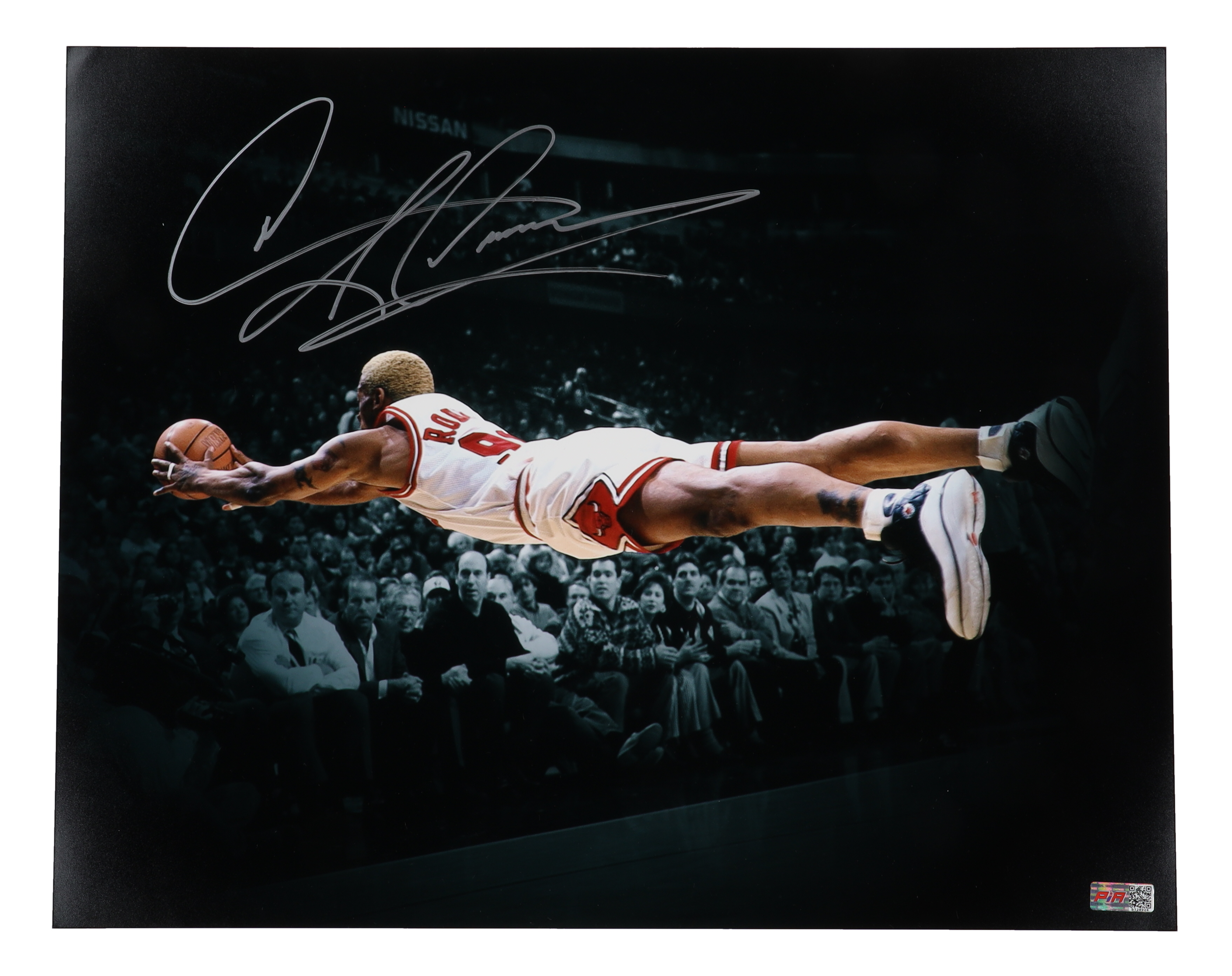 Dennis Rodman Signed Bulls 16x20 Photo (PIA) at PristineAuction.com Dennis Rodman Signed Bulls 16x20 Photo (PIA) at PristineAuction.com