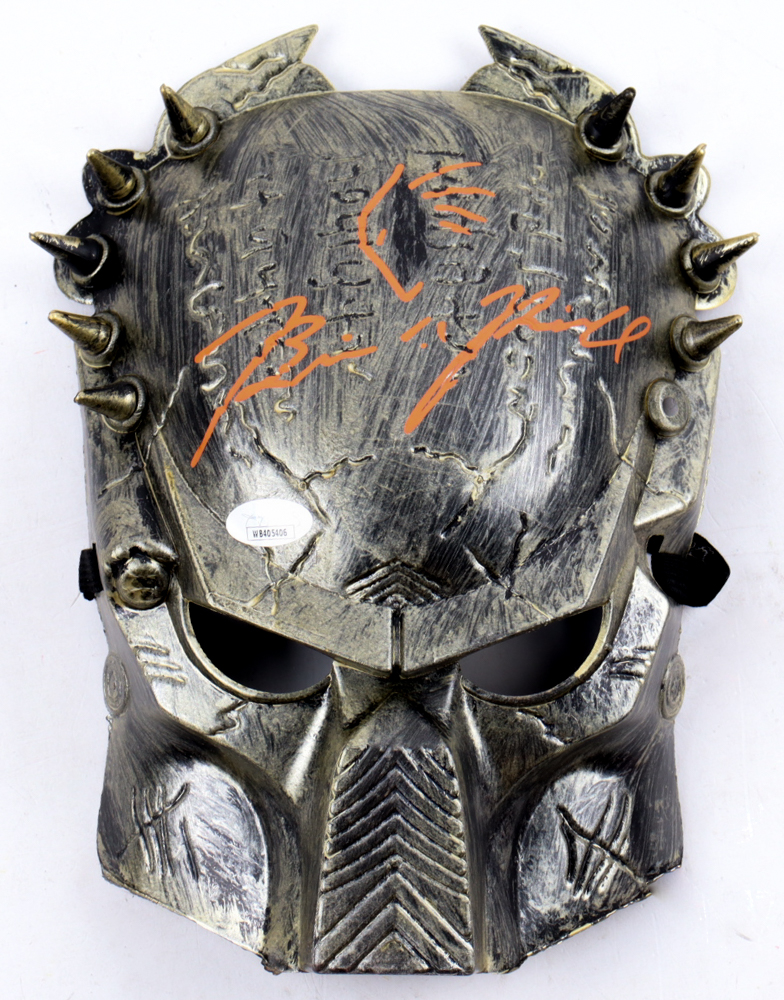 Brian A. Prince Signed "Predator" Mask with Hand-Drawn Predator Sketch (JSA) at PristineAuction.com Brian A. Prince Signed "Predator" Mask with Hand-Drawn Predator Sketch (JSA) at PristineAuction.com