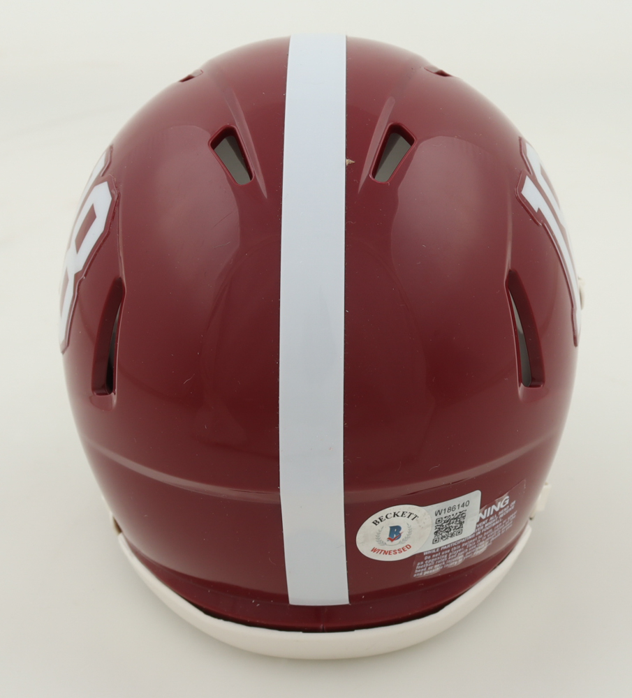 Mark Ingram Signed Alabama Crimson Tide Speed Mini Helmet (Beckett) at PristineAuction.com Mark Ingram Signed Alabama Crimson Tide Speed Mini Helmet (Beckett) at PristineAuction.com