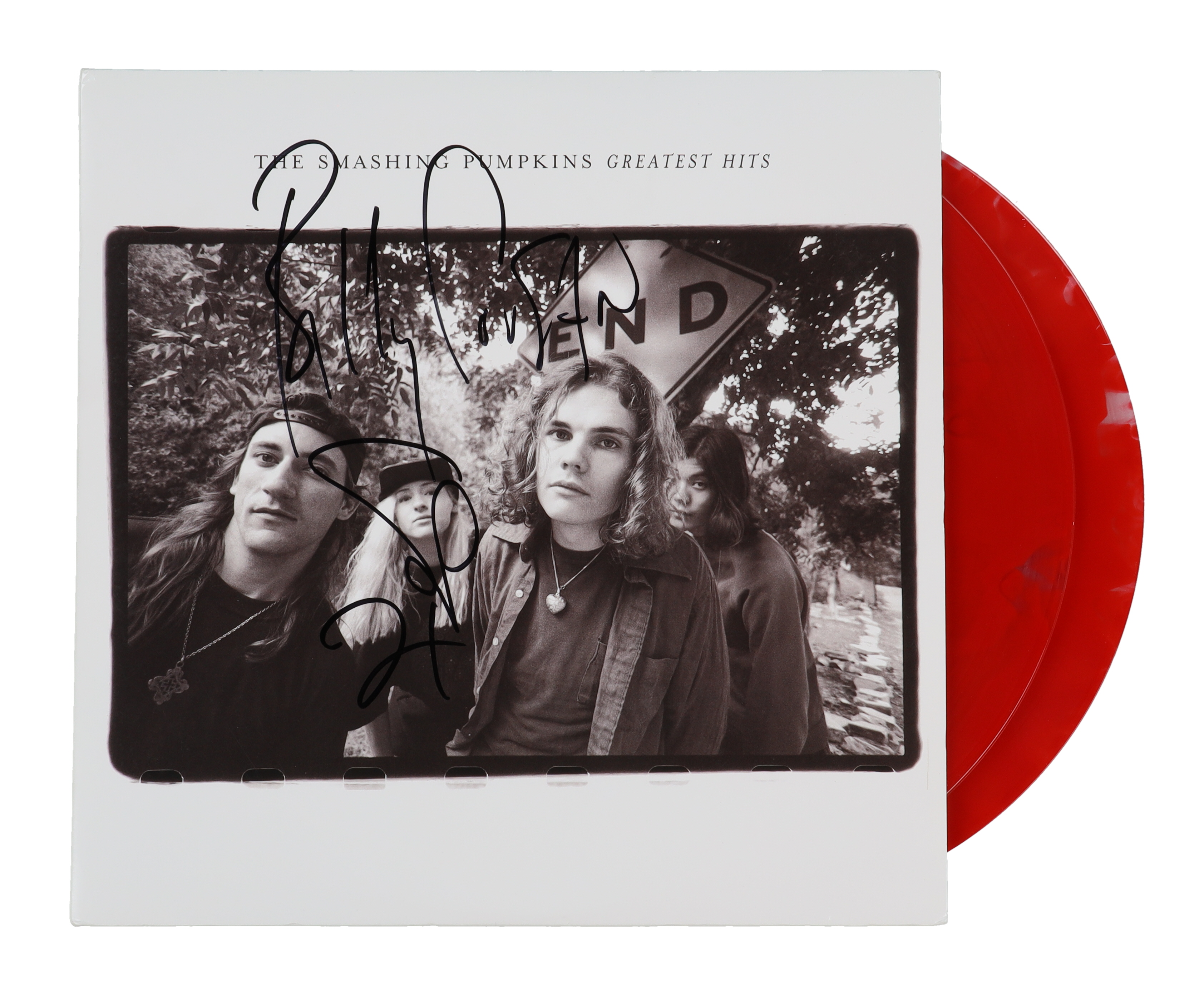 Billy Corgan Signed "The Smashing Pumpkins: Greatest Hits" Vinyl Record Album Cover (JSA) at PristineAuction.com Billy Corgan Signed "The Smashing Pumpkins: Greatest Hits" Vinyl Record Album Cover (JSA) at PristineAuction.com