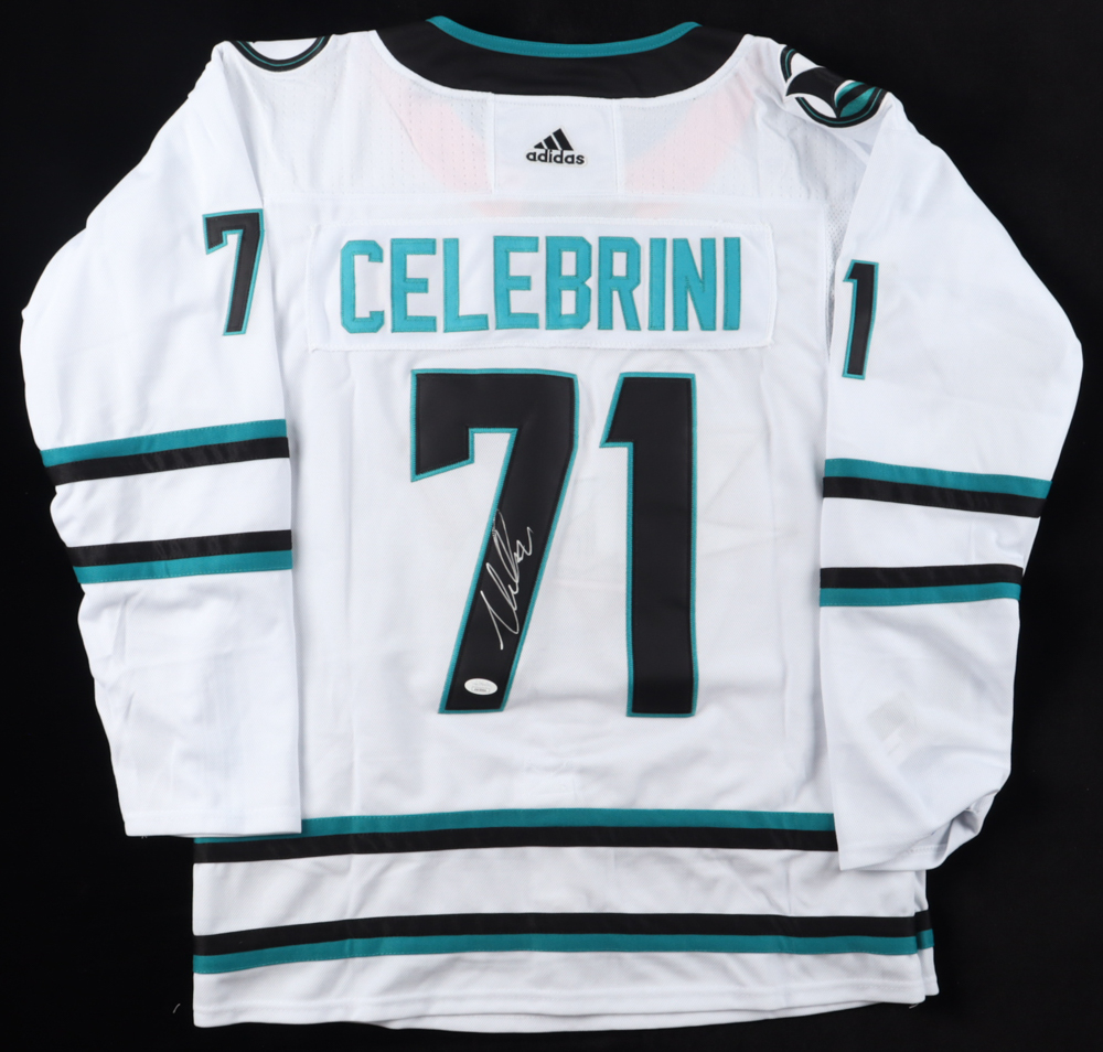 Macklin Celebrini Signed Jersey (JSA) at PristineAuction.com Macklin Celebrini Signed Jersey (JSA) at PristineAuction.com