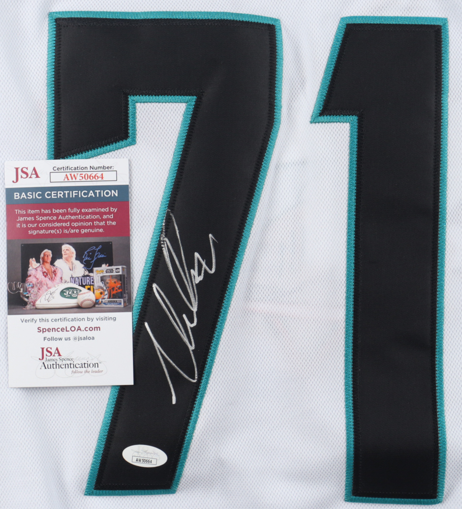 Macklin Celebrini Signed Jersey (JSA) at PristineAuction.com Macklin Celebrini Signed Jersey (JSA) at PristineAuction.com