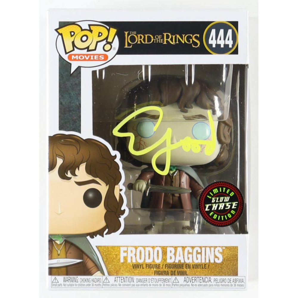 Elijah Wood Signed "The Lord Of The Rings" #444 Frodo Baggins | Glow Chase Edition | Funko Pop! (PA) at PristineAuction.com
