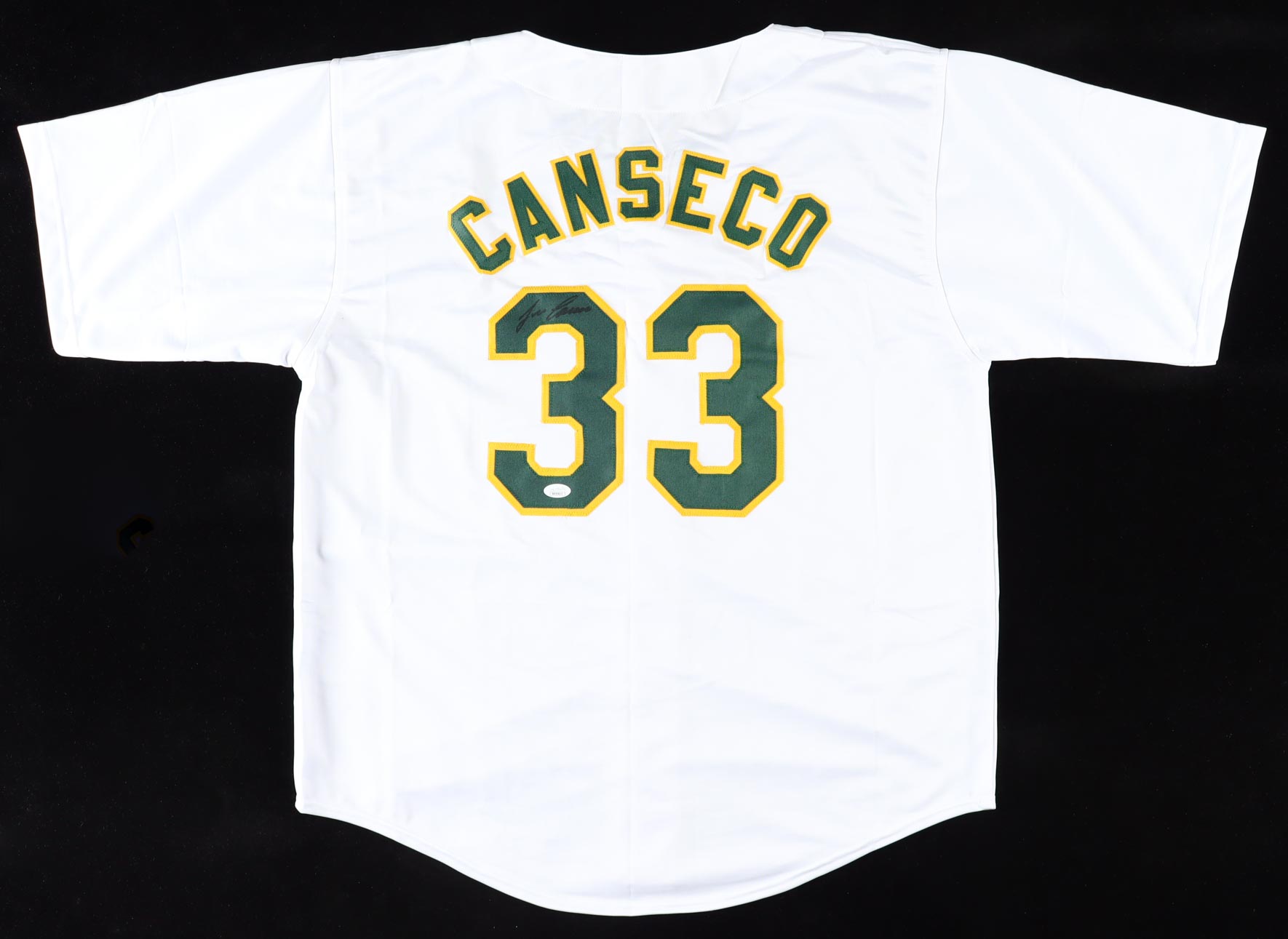 Jose Canseco Signed Jersey (JSA) at PristineAuction.com Jose Canseco Signed Jersey (JSA) at PristineAuction.com