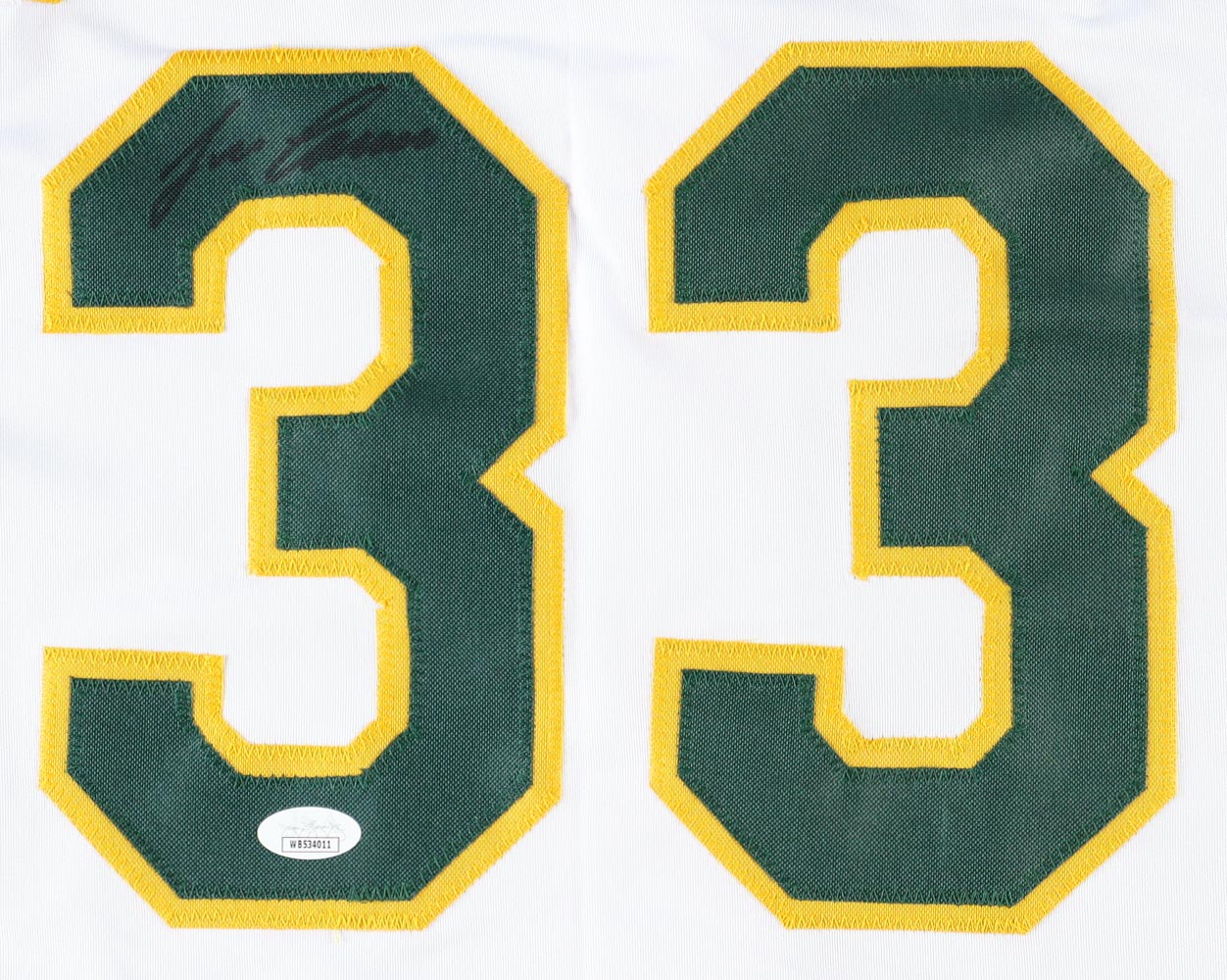 Jose Canseco Signed Jersey (JSA) at PristineAuction.com Jose Canseco Signed Jersey (JSA) at PristineAuction.com